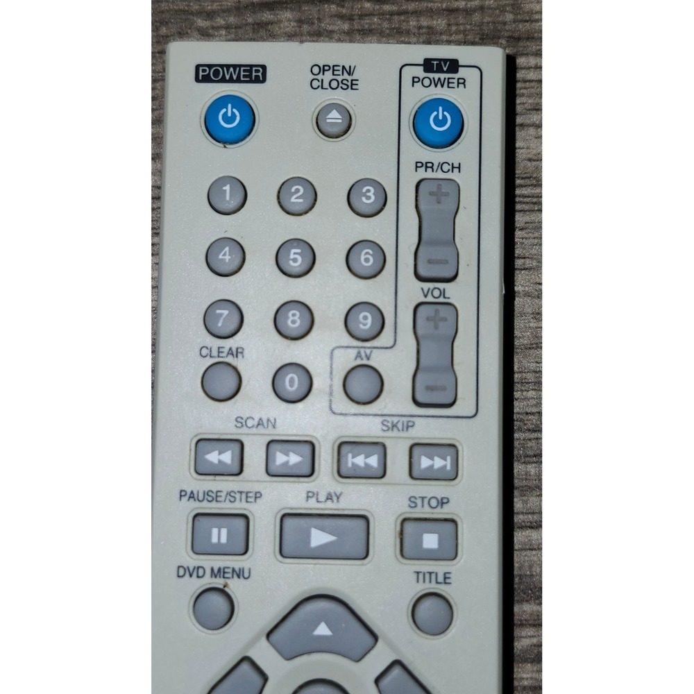 Zenith DVD Remote Control 6711R1P089D Player Replacement Tested - Picture 4 of 4